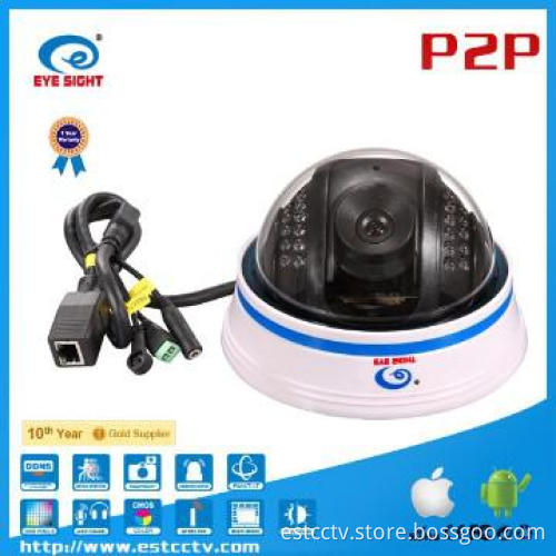 UPNP Megapixel HD IR-CUT Dome wifi Camera Video Surveillance